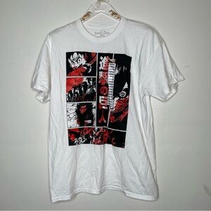 ATTACK ON TITAN SEASON 2 ANIME CHARACTER T SHIRT SZ L